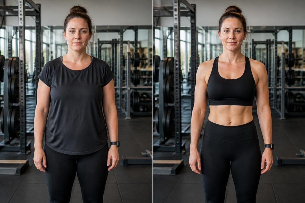 découvrez les véritables résultats du body pump chez la femme avant-après : amélioration de la tonicité, perte de graisse et renforcement musculaire expliqués en détail.