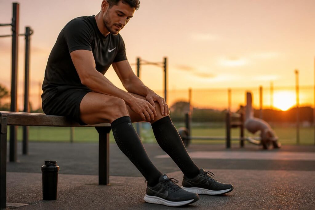 découvrez comment les bas de contention peuvent améliorer la récupération musculaire après le sport en favorisant la circulation sanguine et en réduisant la fatigue.