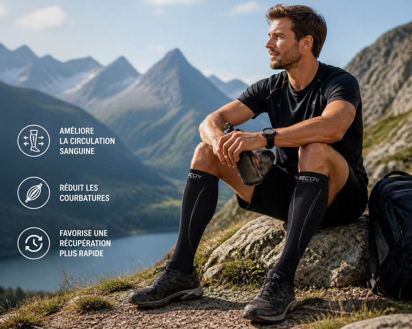 découvrez comment le port de bas de contention peut améliorer la récupération musculaire après le sport grâce à une meilleure circulation sanguine et un soulagement des tensions.