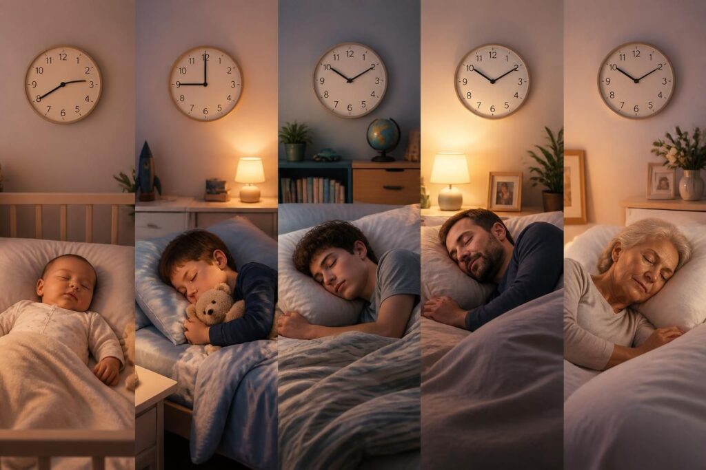 découvrez combien de temps dormir chaque nuit pour rester en forme, adapté à chaque tranche d'âge, et améliorez votre bien-être au quotidien.