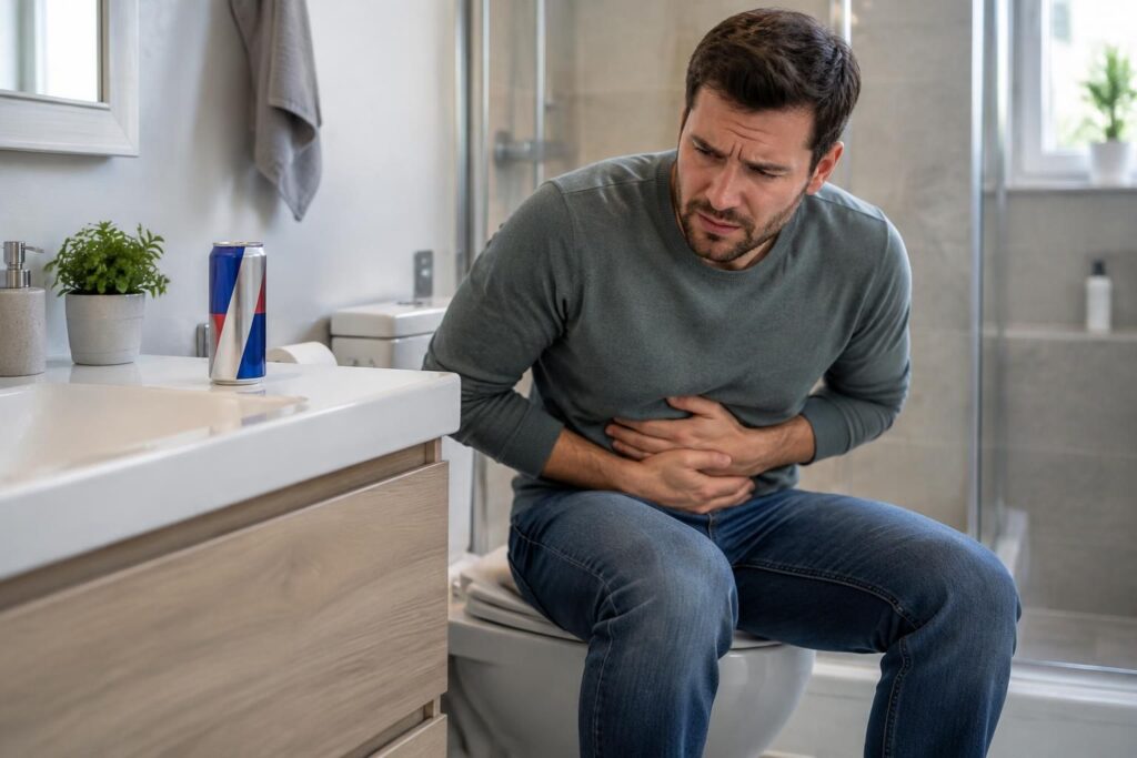 découvrez les effets secondaires possibles du red bull, dont la diarrhée, les palpitations et les troubles du sommeil, ainsi que les précautions à prendre.